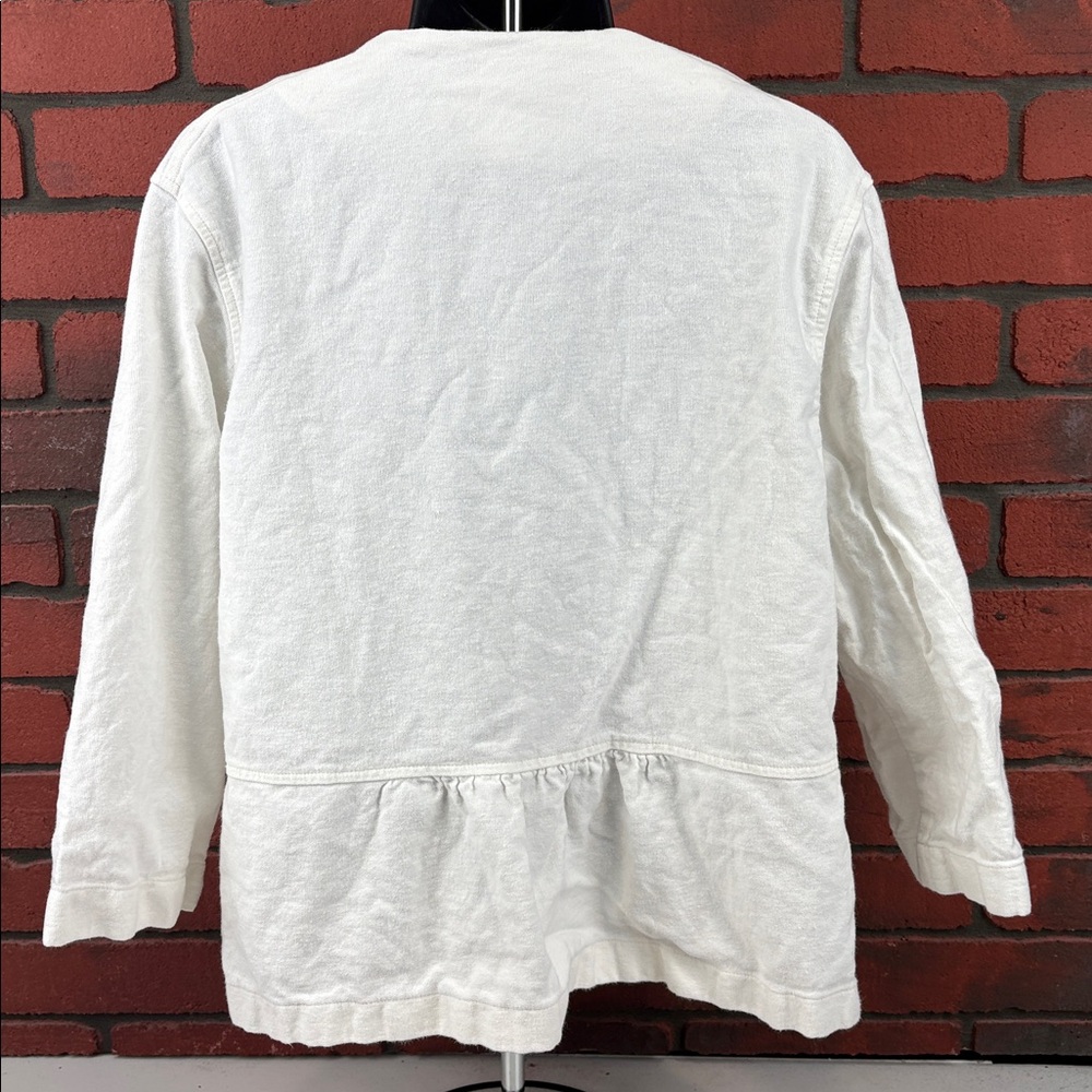 Pendleton Woman's Small White Button Down Top - C… - image 3